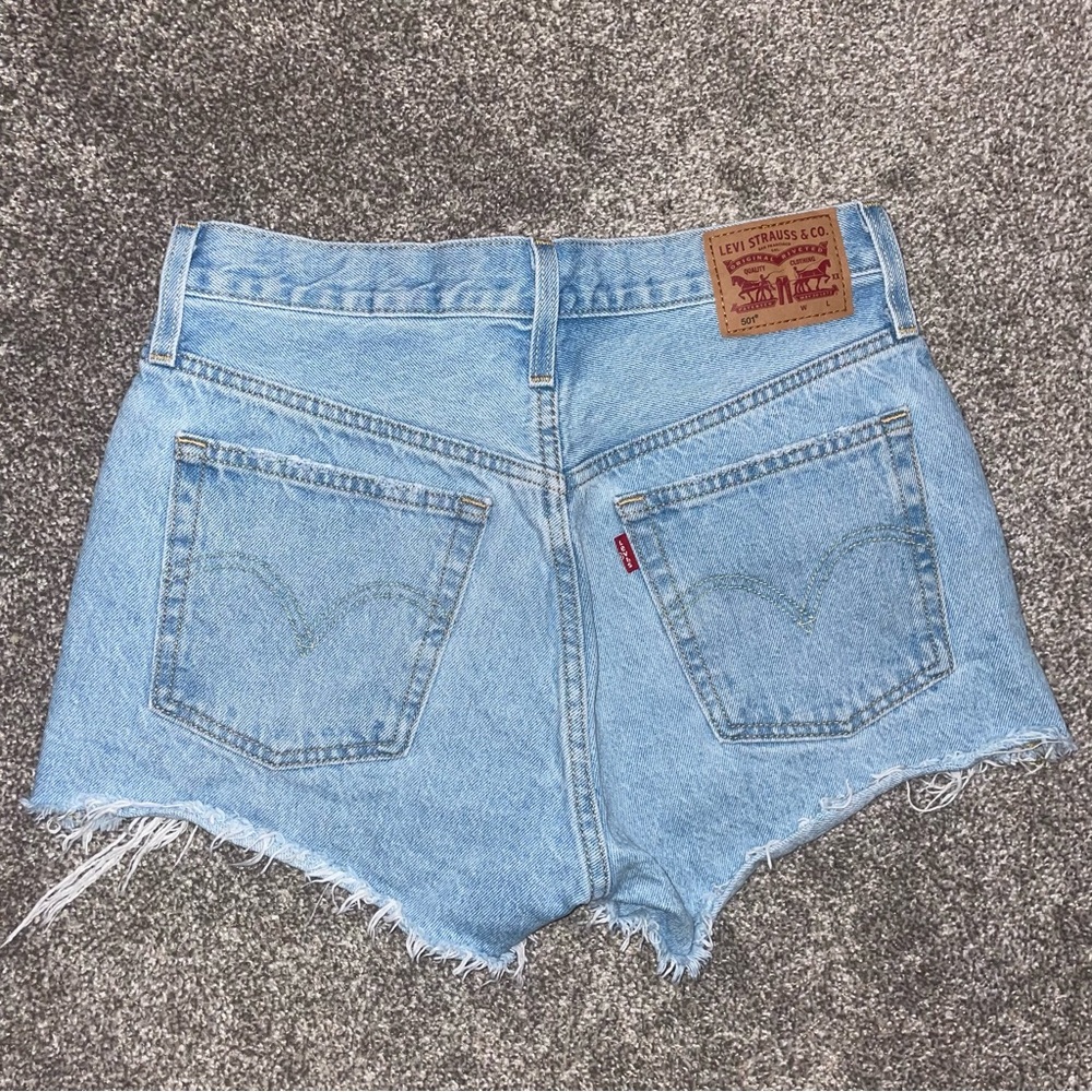 Light Blue Levi’s 501 Cut-off Shorts
